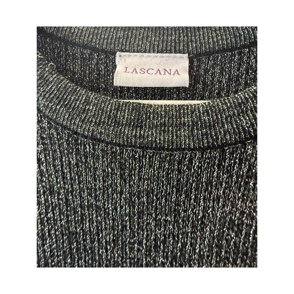 Lascana for Venus Women's Long Sleeveless Dress Grey Black Size 2 Bodycon - Picture 4 of 4